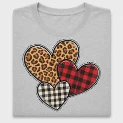 Mixed Pattern Hearts DTF Transfer