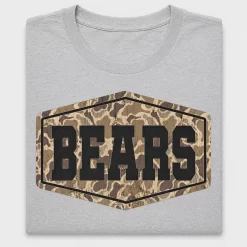 Distressed Camo Bears DTF Transfer