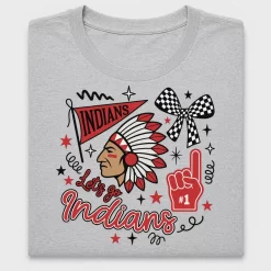 Retro Indians Mascot DTF Transfer