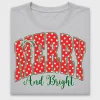 Retro Merry And Bright DTF Transfer