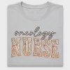 Oncology Nurse Floral DTF Transfer