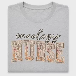 Oncology Nurse Floral DTF Transfer
