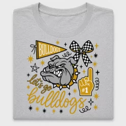 Retro Bulldogs Spirit DTF Transfer