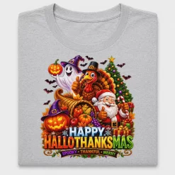 Happy Hallothanksmas DTF Transfer