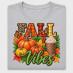 Fall Vibes Pumpkin Spice DTF Transfer