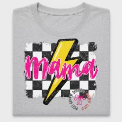 Retro Mama Lightning Bolt DTF Transfer