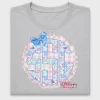 Floral Initial Cross DTF Transfer Design
