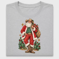 Cowboy Santa DTF Transfer