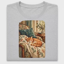 Vintage Cat Napping DTF Transfer