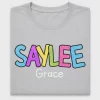 Crayon Name Personalized DTF Transfer
