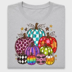Colorful Funky Pumpkin DTF Transfer