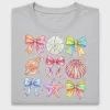 Watercolor Seashell Bow DTF Transfer