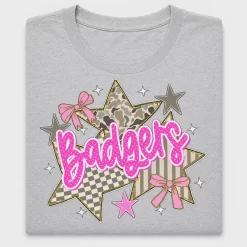 Badgers School Spirit DTF Transfer