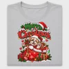 Merry Christmas Puppy DTF Transfer