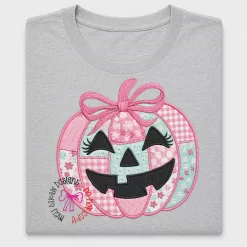 Coquette Patchwork Pumpkin DTF Transfer