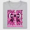 Pink Out Football Bow DTF Transfer