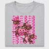 Preppy Pink Dachshund Halloween DTF Transfer