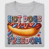 Hot Dogs Freedom Patriotic DTF Transfer