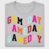 Gameday Colorful Block Letter DTF Transfer