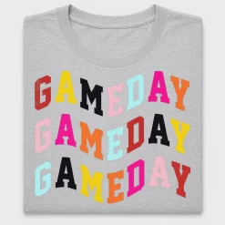 Gameday Colorful Block Letter DTF Transfer