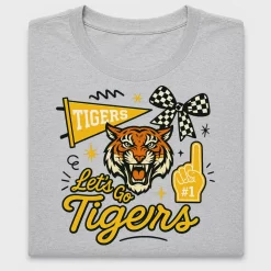 Retro Tigers School Spirit DTF Transfer