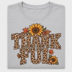 Thankful Leopard Sunflower DTF Transfer