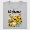 Welcome Sunflower Gnome DTF Transfer