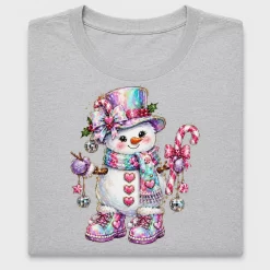 Coquette Snowman Christmas DTF Transfer