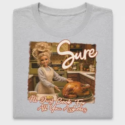 Retro Doll Cook Humor DTF Transfer