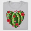 Valentine Cactus Heart DTF Transfer