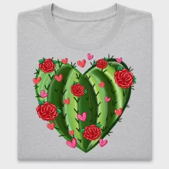 Valentine Cactus Heart DTF Transfer