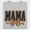 Mama Leopard Bow DTF Transfer
