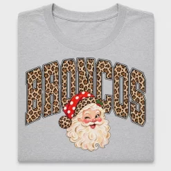 Retro Santa Leopard DTF Transfer