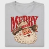 Vintage Cowboy Santa DTF Transfer