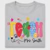Teacher Pencil DTF Transfer Design