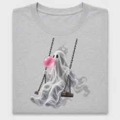 Whimsical Ghost on Swing DTF Transfer