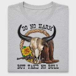 Western Bull Skull DTF Transfer