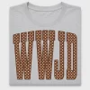 WWJD Polka Dot Brown DTF Transfer