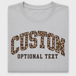 Leopard Print Collegiate DTF Transfer