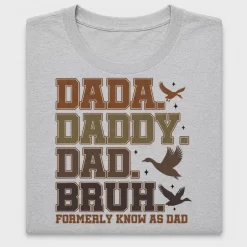Retro Dada Daddy Dad Bruh DTF Transfer