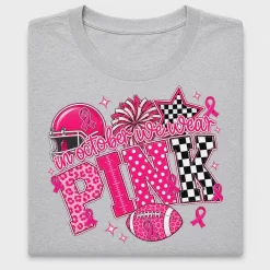 In October We Wear Pink DTF Transfer