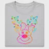 Neon Coquette Reindeer DTF Transfer