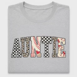 Baseball Auntie DTF Transfer