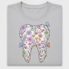 Floral Tooth DTF Transfer