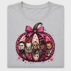 Horror Pumpkin Characters DTF Transfer