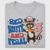 Retro Raccoon Fourth of July DTF Transfer