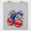 Retro Patriotic Bow DTF Transfer