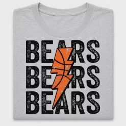 Distressed Bears Lightning Bolt DTF Transfer