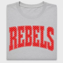 Rebels Polka Dot Varsity DTF Transfer
