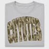 Camo Coyotes Mascot DTF Transfer